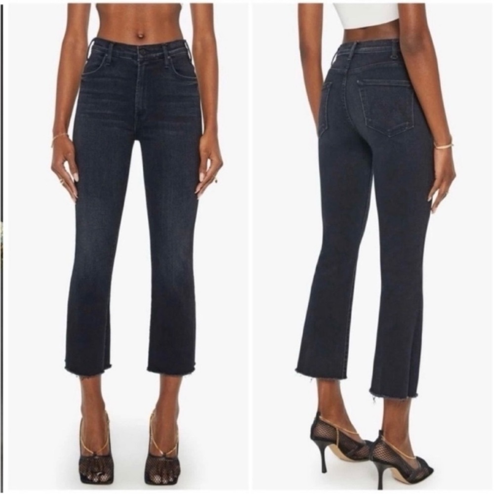 MOTHER The Hustler Ankle Fray Jeans in Encounters At‎ Night